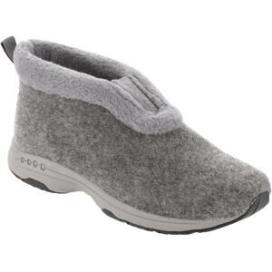 Easy Spirit Women Treepose 2 Cozy Slipper Booties Size US 7.5N Light Gray Felt